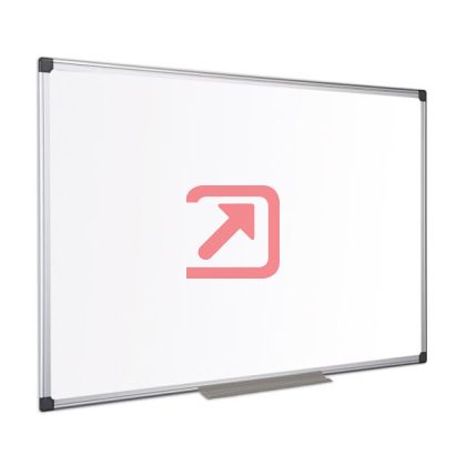 Бяла дъска Bi-Office Магнитна, с алуминиева рамка 45x60 cm