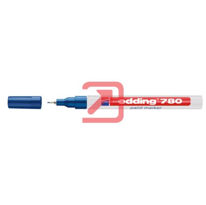 Paint маркер-тънкописец Edding 780 Объл метален връх 0.8 mm Син