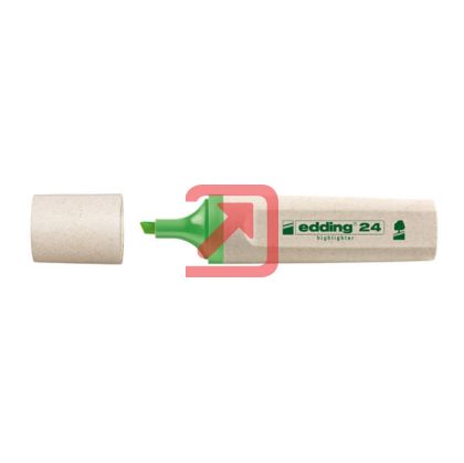 Текст маркер Edding 24 Ecoline Скосен връх 2-5 mm Зелен