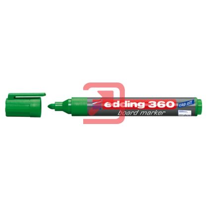 Маркер за бяла дъска Edding 360 Объл връх 1.5-3 mm Зелен