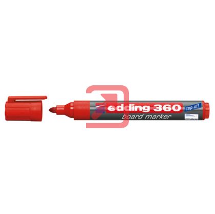 Маркер за бяла дъска Edding 360 Объл връх 1.5-3 mm Червен