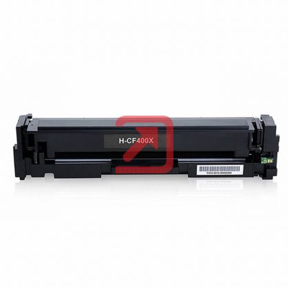 Тонер касета Black HP no. 201X CF400X PREMIUM Съвместим консуматив, голям капацитет 2 800 стр.