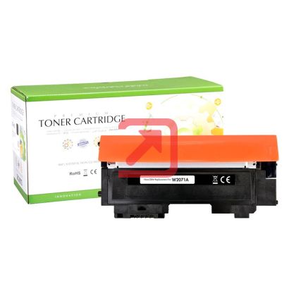 Tонер касета Static Control Cyan HP no. 117A W2071A SUPER PREMIUM Съвместим консуматив, стандартен капацитет 700 стр.
