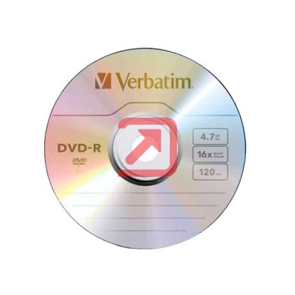 DVD-R Verbatim 16x 4.7 GB шпиндел 50 бр.