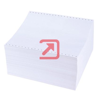 Безконечна принтерна хартия 240/11/12000 л. бяла еднопластова
