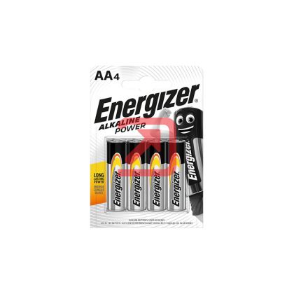 Батерия Energizer Alkaline Power R06/AA Алкална, 1.5V, 3+1 бр.