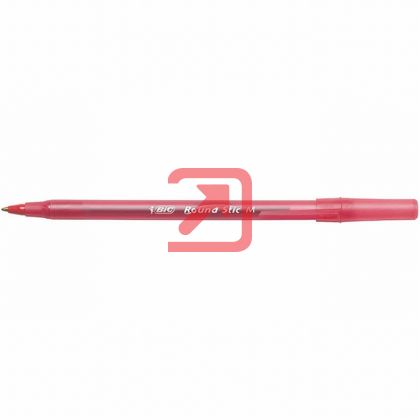 Химикалка Bic Round Stic 0.4 mm Червена