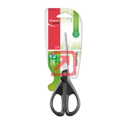 Ножица Maped Essentials Green Пластмасови дръжки, 17 cm (6 3/4“)