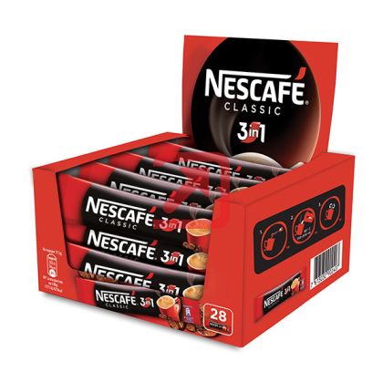 Нескафе Nescafe 3 in 1, разтворимо, 17.5 g, 28 бр.