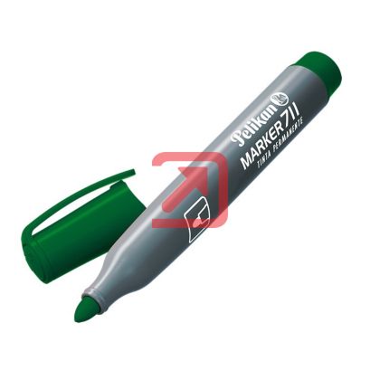 Перманентен маркер Pelikan 711 Объл връх 1.5 mm Зелен