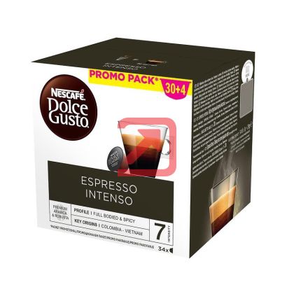 Кафе капсула NESCAFE Dolce Gusto Espresso Intenso 30+4 бр.