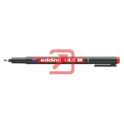 Универсален перманентен OHP маркер Edding 142 M 1.0 mm Червен