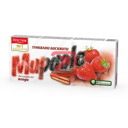 Бисквити Мираж ягода 216 g