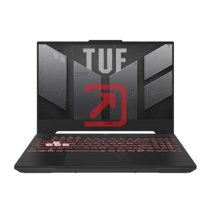 Лаптоп Asus TUF A15 FA507UV-LP014, AMD Ryzen 9 8945HS,15.6" FHD AG (1920x1080)144Hz, 16GB DDR5, 512 GB PCIe 4. RTX 4060 8GB GDDR6, Wi-Fi 6(802.11ax), Backlit Chiclet Keyboard 1-Zone RGB, No OS, Mecha Gray