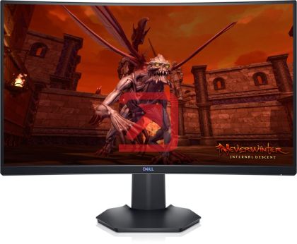 Монитор Dell S2721HGFA, 27" Full HD Curved AG, VA, 1ms (MPRT), 4 ms, 3000:1, 350 cd/m2, 1920x1080, 144Hz, NVIDIA G-SYNC, AMD FreeSync, HDMI, DP, Headphone-out, Height Adjustable, Tilt, Black