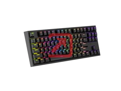 Клавиатура Genesis Gaming Keyboard Thor 404 TKL Black RGB Backlight US Layout Yellow Switch
