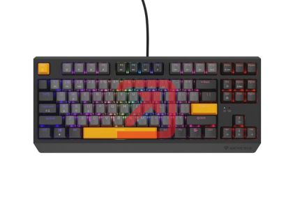 Клавиатура Genesis Gaming Keyboard Thor 230 TKL Anchor Gray Negative US RGB Mechanical Outemu Red
