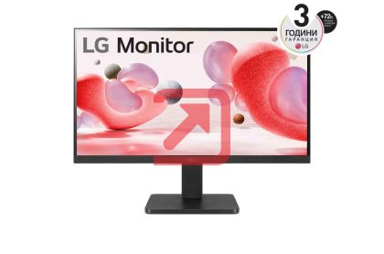 Монитор LG 22MR410-B, 21.45" VA, 5ms (GtG at Faster), 100Hz, 3000:1, Dynamic Action Sync, 250 cd/m2, Full HD 1920x1080, AMD FreeSync, Flicker Safe, Reader Mode, D-Sub, HDMI, Tilt, Black