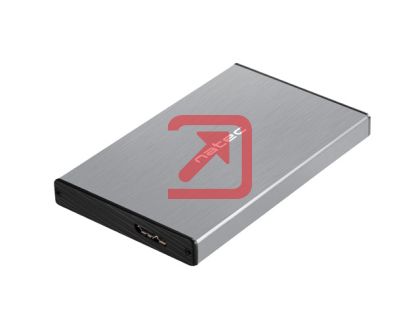 Кутия за твърд диск Natec External HDD/SSD Enclosure Rhino Go SATA 2.5" USB 3.0 Grey