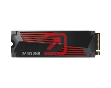 Твърд диск Samsung SSD 990 PRO 1TB Heatsink PCIe 4.0 NVMe 2.0 M.2 V-NAND 3-bit MLC, 256-bit Encryption, Read 7450 MB/s Write 6900 MB/s