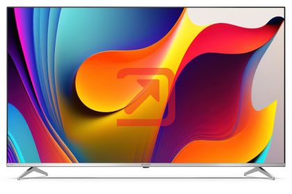Телевизор Sharp 55FP1EA, 55" LED  Android TV, 4K Ultra HD QLED 3840x2160 Frameless, DVB-T/T2/C/S/S2, Active Motion 800, 2x10W (6 ohm), HDR10, Dolby Digital, Dolby Vision, DTS:X, Google Assistant, Chromecast Built-in, HDMI 2.1 eARC, Micro SD card slot, 3.5