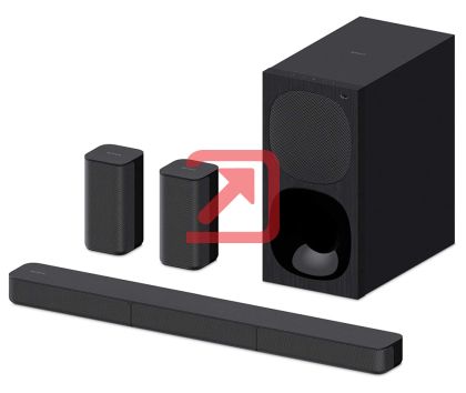 Аудио система Sony HT-S20R, 5.1ch Home Cinema Soundbar System, black
