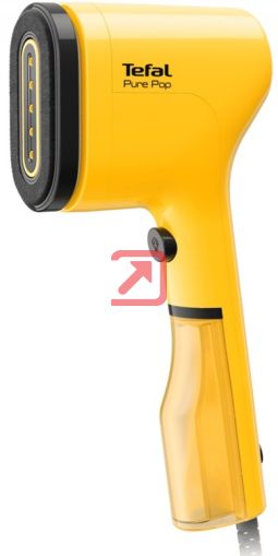 Уред за гладене с пара Tefal DT2026E1 pure pop, yellow, 1300W, up to 20g/min, 15min heat-up, 70ml water tank, auto-off, revertible pad