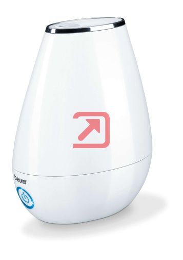 Овлажнител на въздух Beurer LB 37 air humidifier white; ultrasound humidification technology; 15 aroma pads; clianing brush; 20 watts; max. 20m2