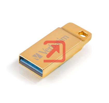 Памет Verbatim Metal Executive 64GB USB 3.0 Gold