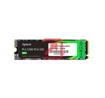 Твърд диск Apacer AS2280P4 M.2 PCIe 256GB, Standard (Single)