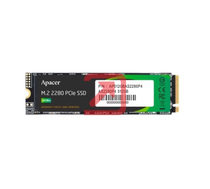 Твърд диск Apacer AS2280P4 M.2 PCIe 512GB, Standard (Single)