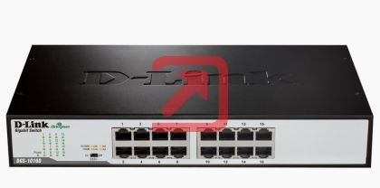 Комутатор D-Link 16-Port 10/100/1000Mbps Copper Gigabit Ethernet Switch, rack mountable