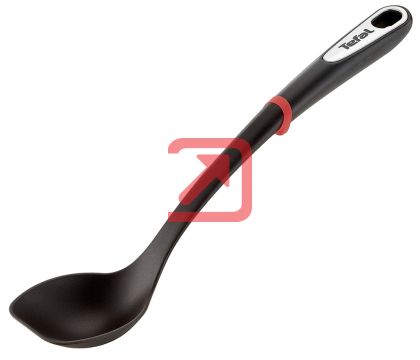 Лъжица Tefal K2060514, Ingenio, Spoon, Kitchen tool, Termoplastic, 39.8x9x4.6cm, Up to 230°C, Dishwasher safe, black