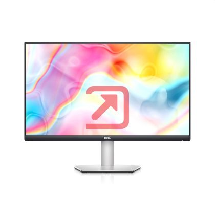 Монитор Dell S2722DC, 27" IPS Anti-Glare, White LED, 4ms, 1000:1, 350 cd/m2, QHD 2560x1440, 99% sRGB, AMD FreeSync, HDMI, DisplayPort, USB-C, USB 3.2 hub, Speakers, Height Adjustable, Pivot, Swivel, Tilt, Black