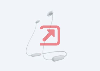 Слушалки Sony Headset WI-C100, white