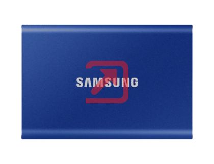 Твърд диск Samsung Portable SSD T7 2TB, USB 3.2, Read 1050 MB/s Write 1000 MB/s, Indigo Blue