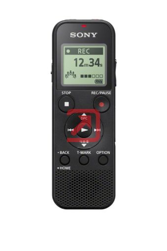 Диктофон Sony ICD-PX370, 4GB,  Built-in USB, black