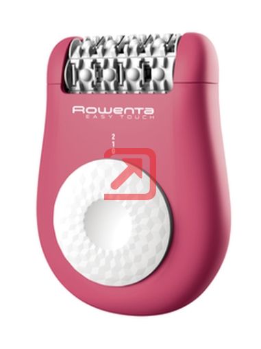 Епилатор Rowenta EP1110F1, Easy Touch NEON Pink, compact, 2 speeds, cleaning brush, beginner attachment
