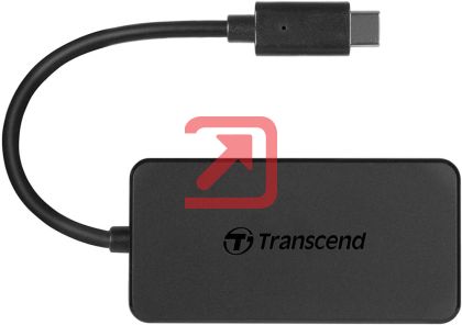 USB хъб Transcend 4-Port HUB, USB 3.1 Gen 1, Type C