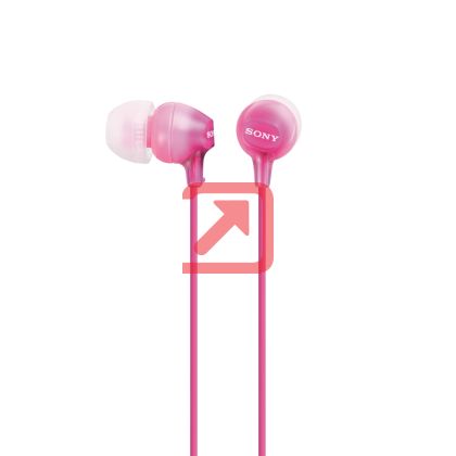 Слушалки Sony Headset MDR-EX15LP pink