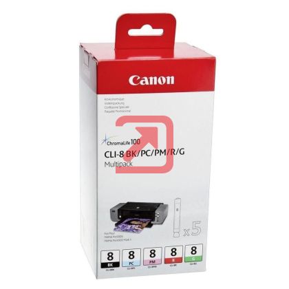 Консуматив Canon CLI-8 MultiPack BK/PC/PM/R/G