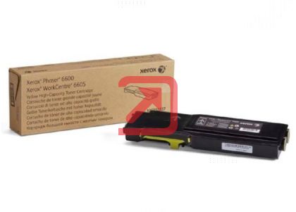 Консуматив Xerox Phaser 6600/WorkCentre 6605 Yellow High Capacity Toner Cartridge, DMO