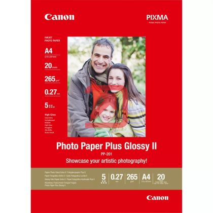 Хартия Canon Plus Glossy II PP-201, A4, 20 sheets