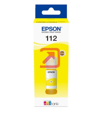 Консуматив Epson 112 EcoTank Pigment Yellow ink bottle