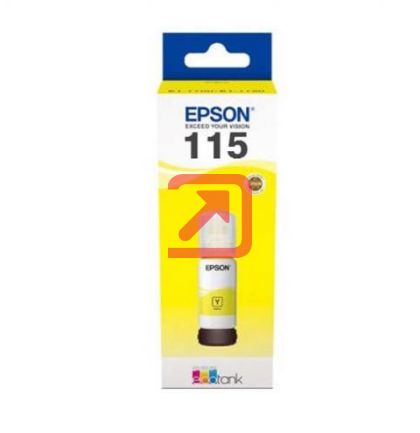 Консуматив Epson 115 EcoTank Yellow ink bottle