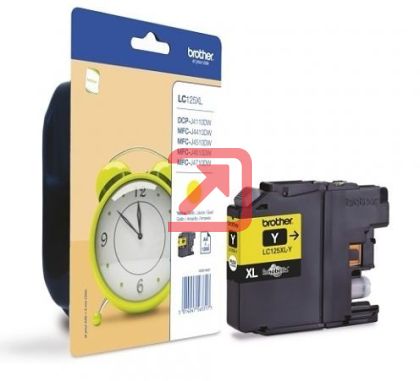 Консуматив Brother LC-125 XL Yellow Ink Cartridge for MFC-J4510DW