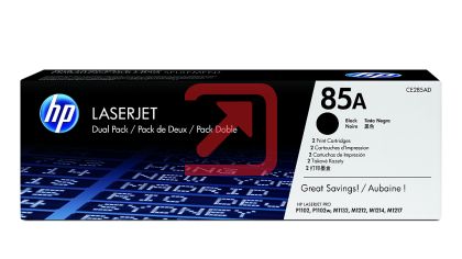 Консуматив HP 85A Black Dual Pack LaserJet Toner Cartridges