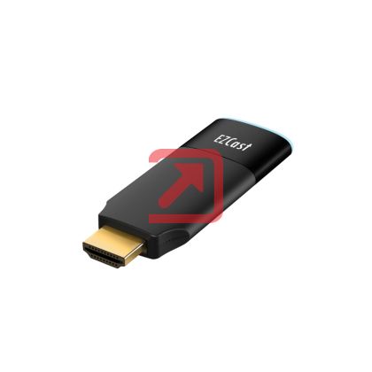 Адаптер Aopen EZCast 2 HDMI Dongle Wireless Plug&Play Display Receiver with external antenna, Wifi Dual Band 2.4G/5G 802.11ac, 3840x2160@30p, HDMI 1.4, Streaming YouTube, Compatible with Android, iOS, Windows, MacOS, DLNA, Miracast, Airplay mirroring