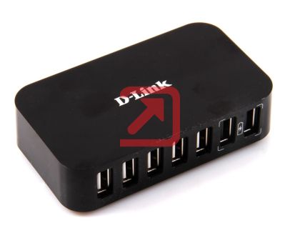 USB хъб D-Link 7-Port USB 2.0 Hub