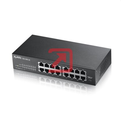 Комутатор ZyXEL GS1100-16 v3 16-port Gigabit Unmanaged Switch